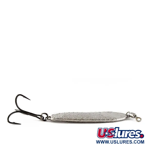 Vintage   War Eagle Jiggin Spoon, 1oz Nickel fishing spoon #17312