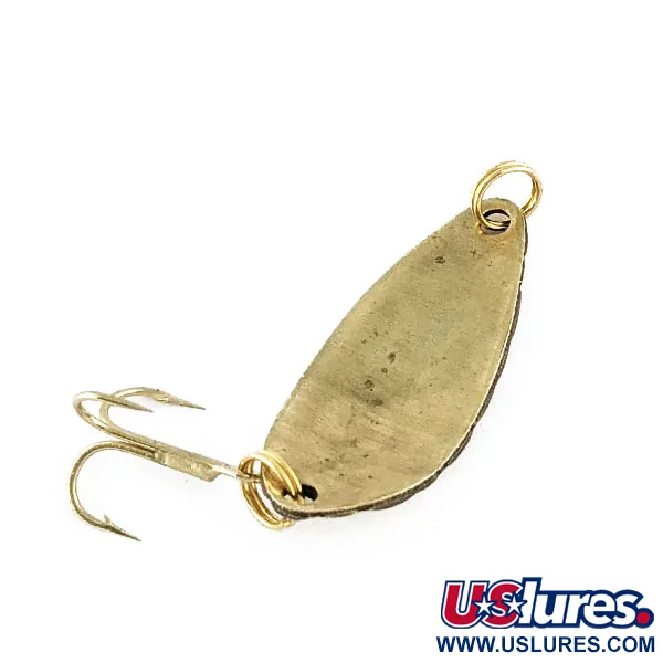 Vintage   Acme Little Cleo bubbles, 1/8oz gold fishing spoon #19257