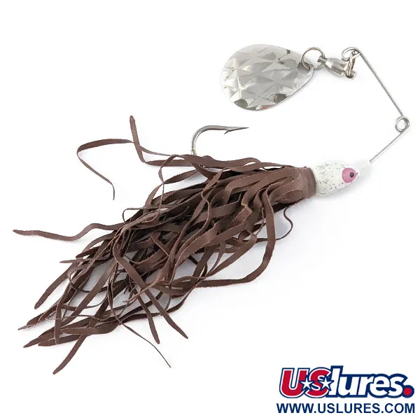 Vintage   Strike King , 1/4oz Nickel spinning lure #17332