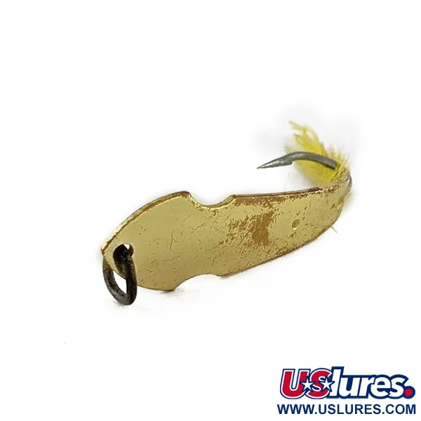 Vintage   Tony Accetta Pet Spoon 13, 3/16oz Gold fishing spoon #17334