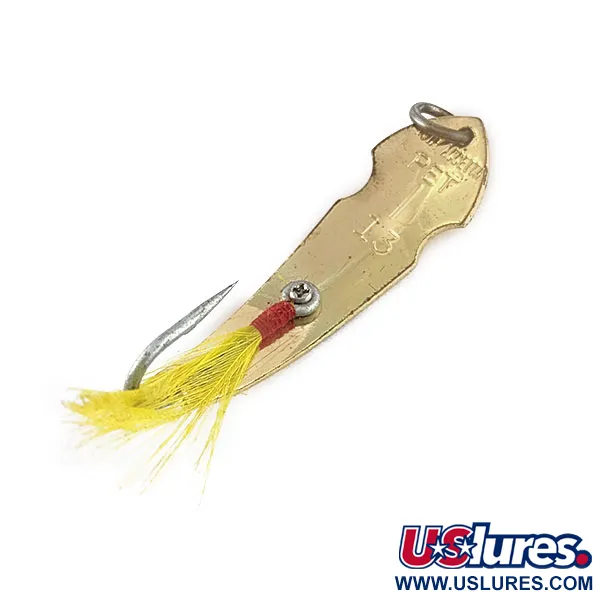 Vintage   Tony Accetta Pet Spoon 13, 3/16oz Gold fishing spoon #17334