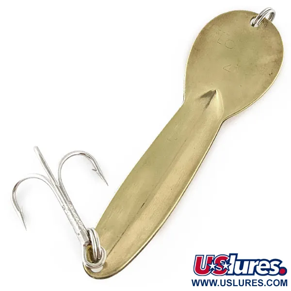 Vintage   Glen Evans Loco 4, 3/4oz Gold fishing spoon #17400