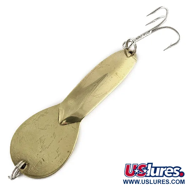 Vintage   Glen Evans Loco 4, 3/4oz Gold fishing spoon #17400