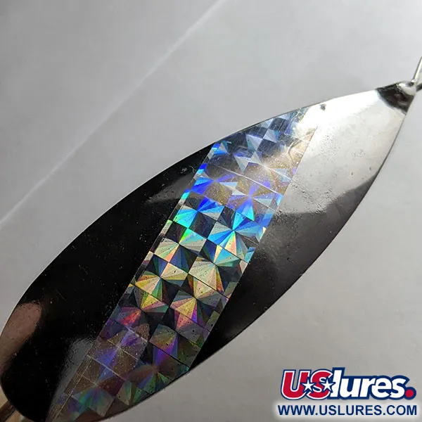 Vintage    Johnson Silver Minnow, 3/4oz Nickel fishing spoon #17411