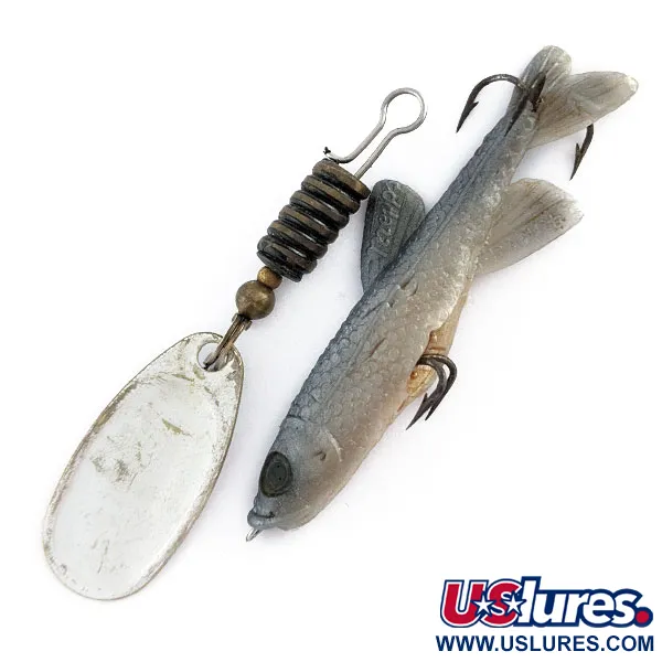 Vintage   Mepps Comet  2 Mino (70-s), 3/16oz Silver spinning lure #17483