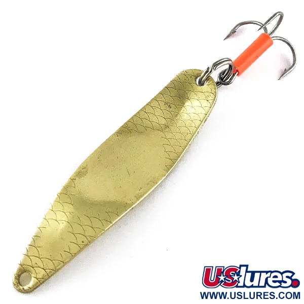 Vintage   Mepps Syclops 2, 3/5oz Gold fishing spoon #17512