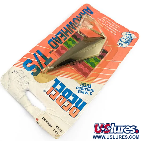   Rebel Arrowhead, 3/5oz Black fishing spoon #17547