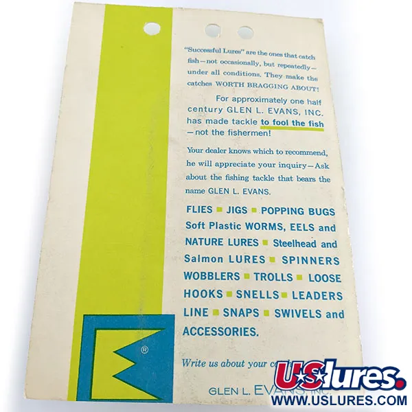   Glen Evans Colorado Spinner 2, 1/4oz Gold spinning lure #17582