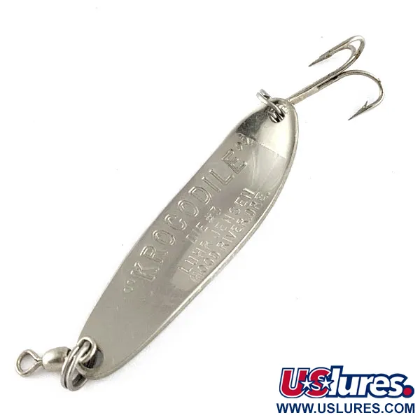 Vintage  Luhr Jensen Krocodile #3, 1/3oz Rainbow Trout fishing spoon #17595