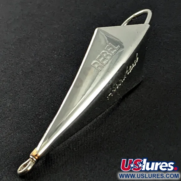 Vintage   Rebel Arrowhead, 2/5oz silver fishing spoon #19783