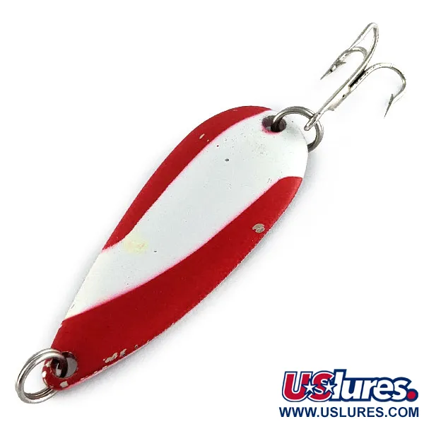 Vintage   Mister Twister Shelby Sportfisher, 2/5oz Red/white/silver fishing spoon #17607