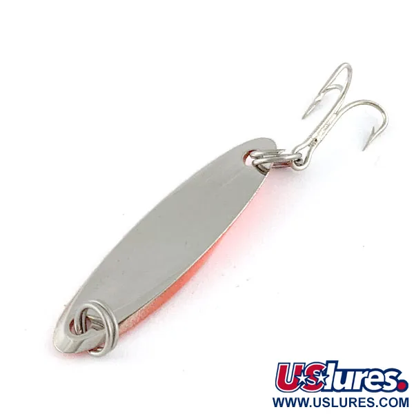 Vintage  Acme Kastmaster, 1/8oz Orange/nickel fishing spoon #17611