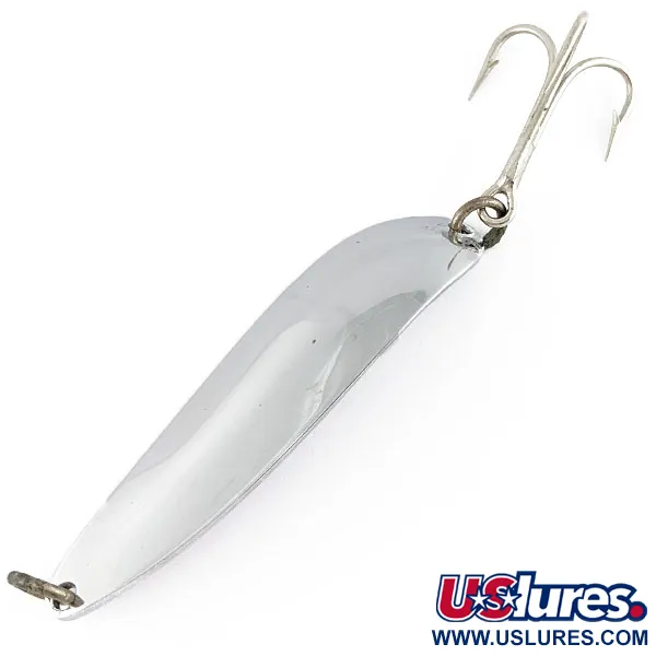 Vintage  Luhr Jensen Krocodile #5, 1oz Nickel fishing spoon #17615