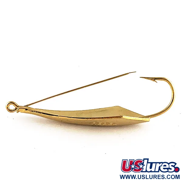 Vintage   Rebel Arrowhead, 2/5oz Gold fishing spoon #17619