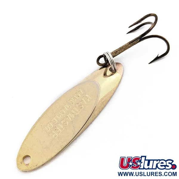 Vintage  Acme Kastmaster, 1/4oz Gold fishing spoon #17622