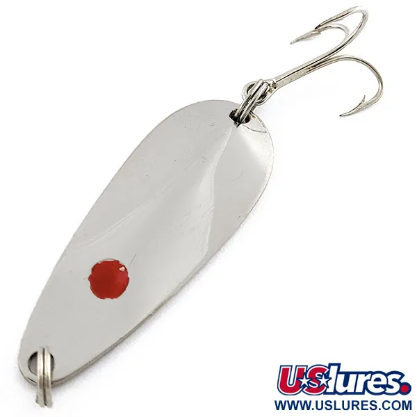 Vintage  Luhr Jensen Les Davis Hotrod, 1/2oz Nickel fishing spoon #17632