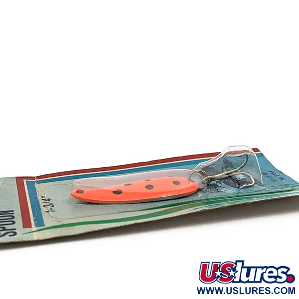 Kmart Sportfisher Sonic Spoon, 3/16oz Red UV fishing spoon #17642