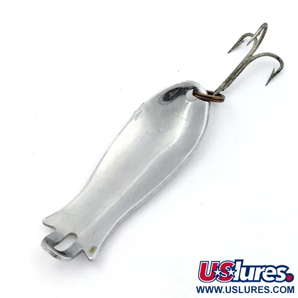 Vintage   Pflueger Glamor, 1/4oz Nickel fishing spoon #17650