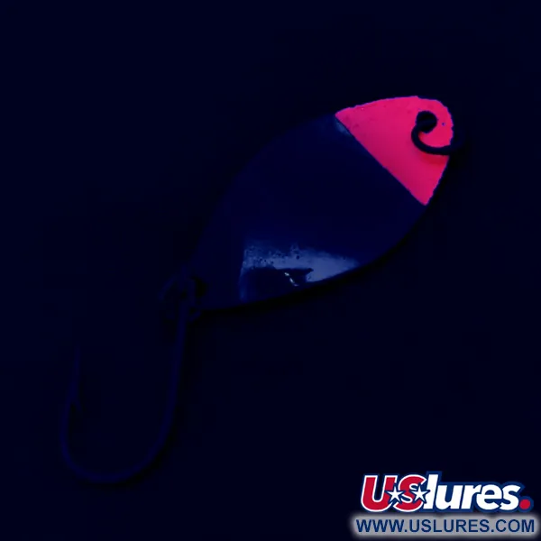 Vintage   Shoff's S-O​, 3/32oz Nickel/Red fishing spoon #17651