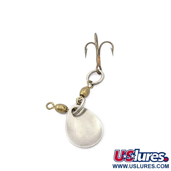 Vintage  Yakima Bait Hildebrandt 0 Colorado Spinner, 1/32oz Nickel spinning lure #17656