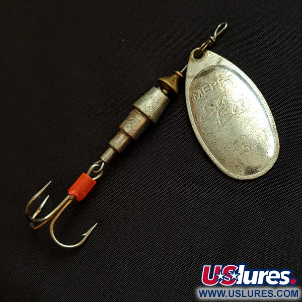 Vintage   Mepps See Best rare, 3/5oz Silver/pink spinning lure #17684