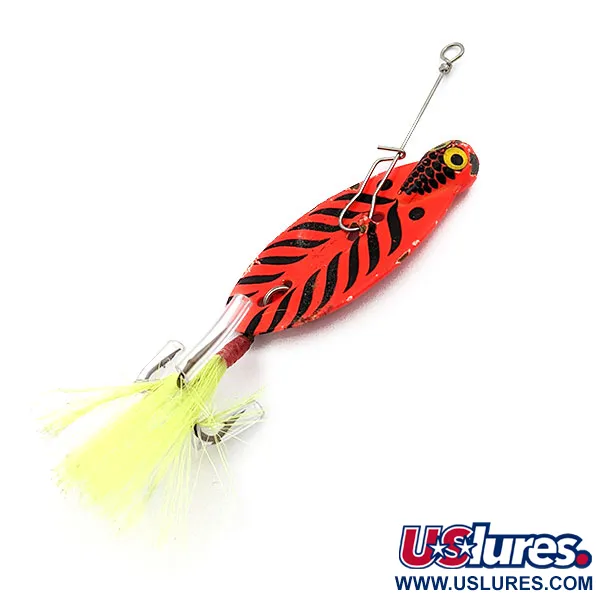 Vintage  Mann's Bait  Mann's Dancer, 1/2oz Red/black/yellow fishing #17691
