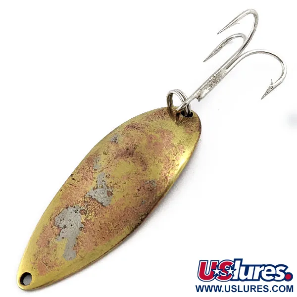 Vintage  Seneca Little Cleo (Hula Girl), 3/4oz Copper/brass fishing spoon #17744