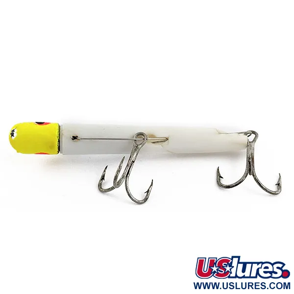Vintage   Sea Striker Got Cha Gotcha G1000 Series UV, 1oz White yellow fishing #17773