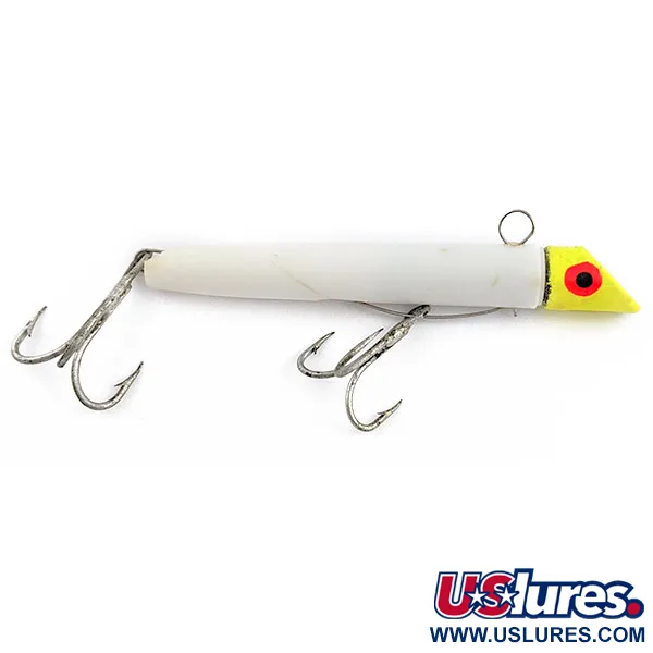 Vintage   Sea Striker Got Cha Gotcha G1000 Series UV, 1oz White yellow fishing #17773