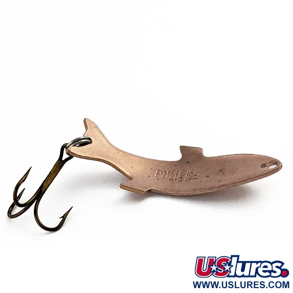 Vintage   Acme Phoebe,  Copper fishing spoon #17807