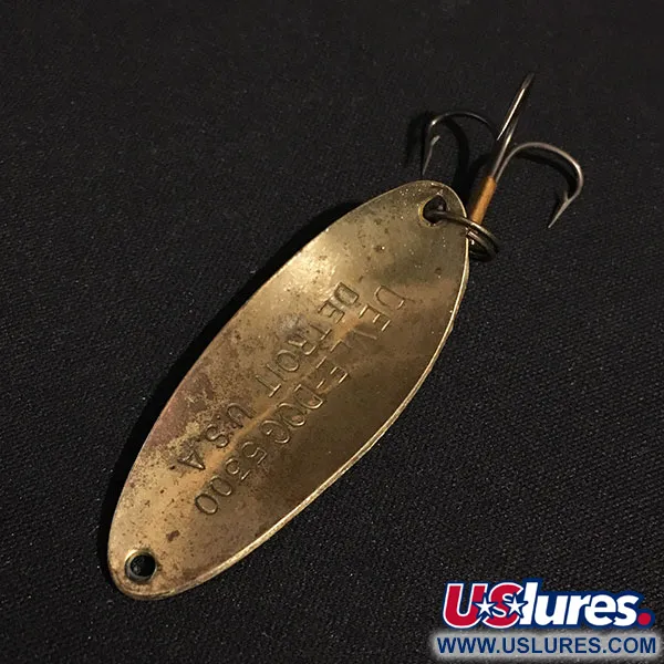 Vintage  Eppinger Dardevle Devle-Dog 5300, 1/3oz White/Silver/Gold fishing spoon #17844