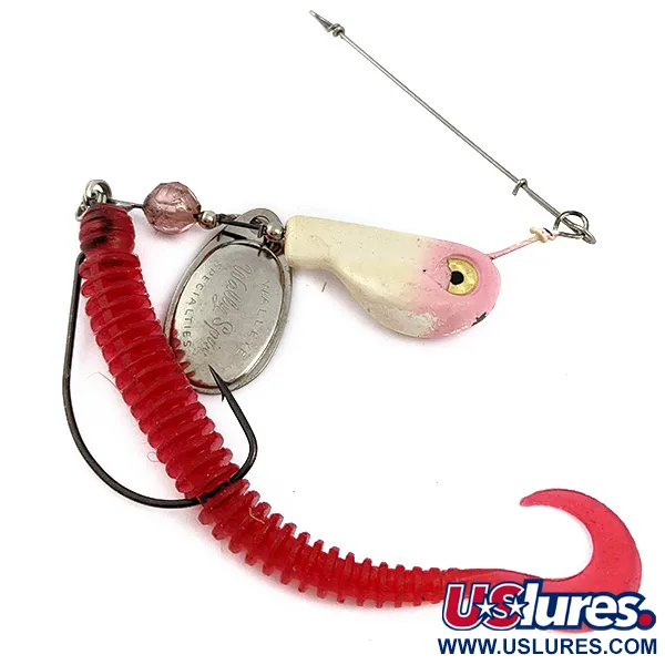 Vintage  Walleye Specialties Walley Wally spin, 3/4oz Nickel fishing #17858