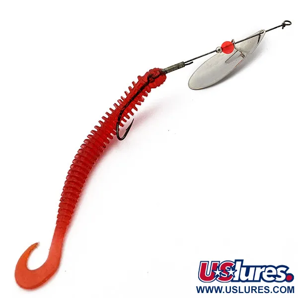 Vintage   Marathon June-Bug, 1/4oz Nickel spinning lure #17898