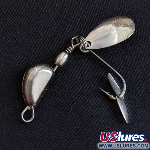 Vintage  Hildebrandt Spinners  Hildebrandt's Gold Nugget Twin Spin, 3/16oz Nickel fishing #17919