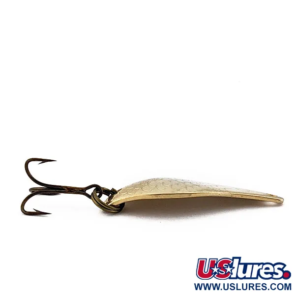 Vintage   Ideal Products Mr Fish, 3/16oz Gold fishing spoon #17935