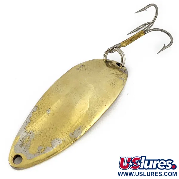 Vintage  Seneca Little Cleo (Hula Girl), 1/2oz Gold fishing spoon #17948