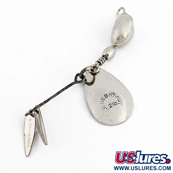 Vintage  Hildebrandt Spinners Hildebrandt's Gold Nugget Twin Spin, 1/4oz Nickel fishing #17980