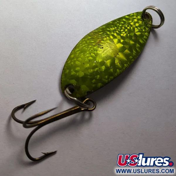 Vintage  Johnny Walker Dr.Walker's Johnny REB, 1/2oz Green crystal fishing spoon #17987