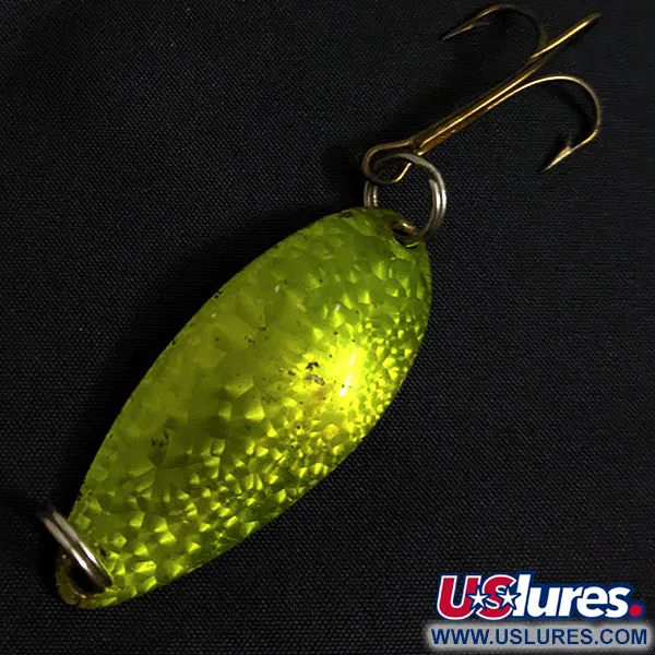 Vintage  Johnny Walker Dr.Walker's Johnny REB, 1/2oz Green crystal fishing spoon #17987