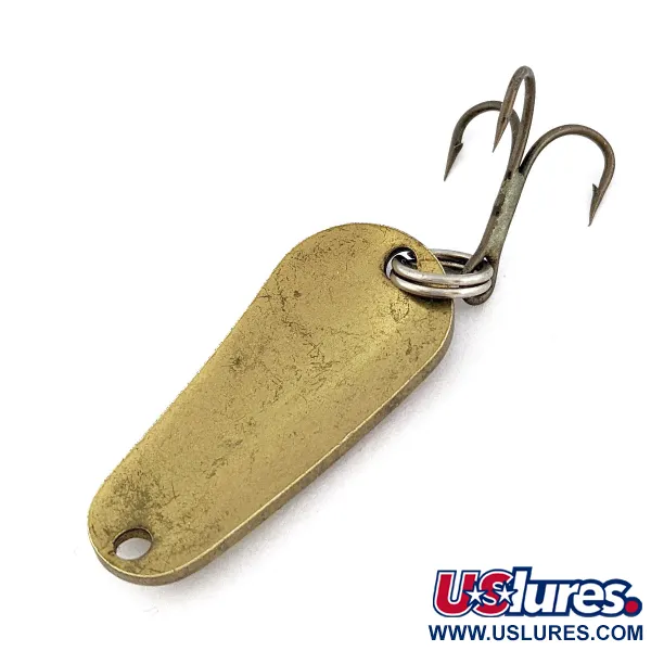 Vintage   Grassl's Double OO wobbler, 1/3oz Brass fishing spoon #17990