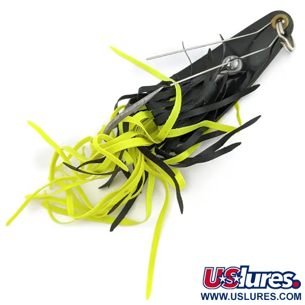 Vintage   Strike King Timber King, 1/2oz Black fishing spoon #17998