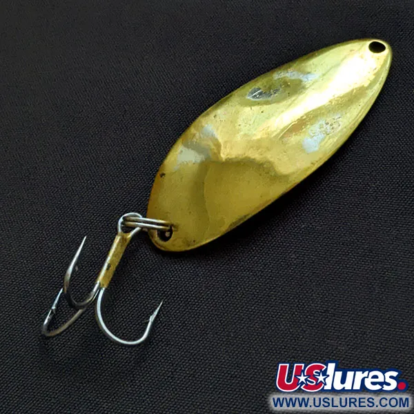 Vintage  Seneca Little Cleo (Hula Girl), 1/2oz Gold fishing spoon #18015