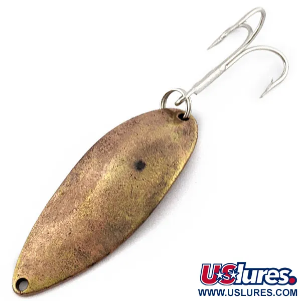 Vintage  Seneca Little Cleo (Hula Girl), 3/4oz Copper fishing spoon #18016