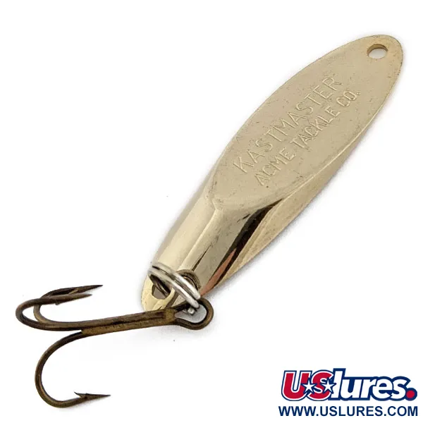 Vintage  Acme Kastmaster, 3/8oz Gold fishing spoon #18024
