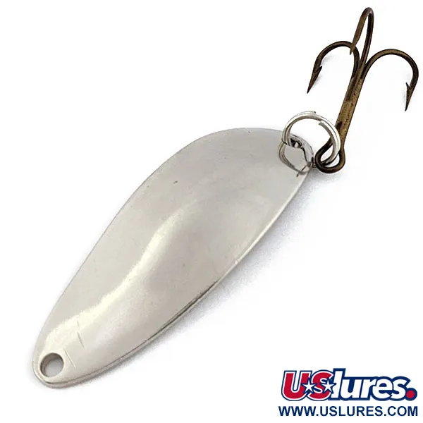 Vintage  Seneca Little Cleo (Hula Girl), 1/3oz Nickel fishing spoon #18027