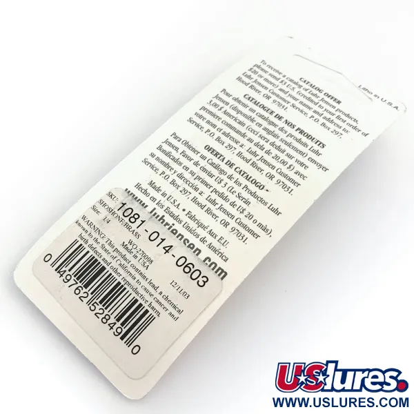   Luhr Jensen Maisie, 1/4oz  fishing spoon #18029