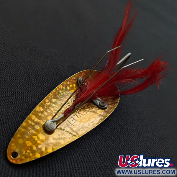 Vintage  Eppinger Dardevle Dardevlet Feathered Weedless Crystal, 3/4oz Crystal fishing spoon #18062