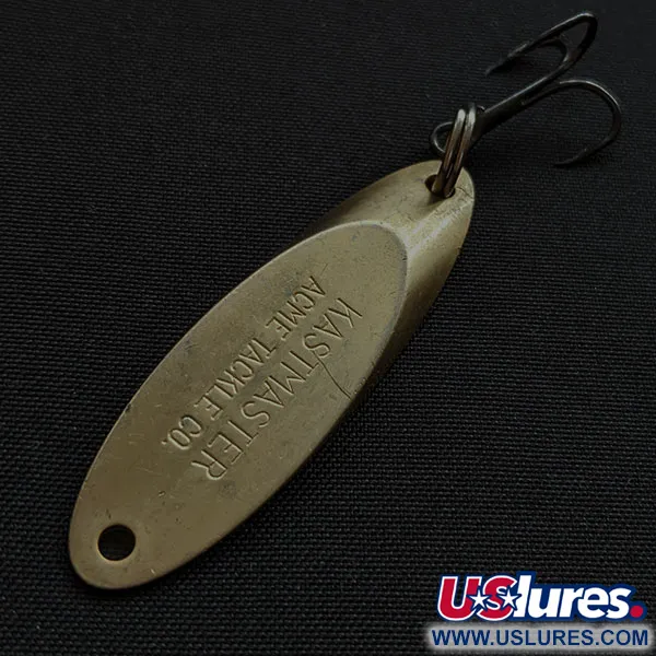Vintage  Acme Kastmaster, 1/4oz Brass fishing spoon #18068