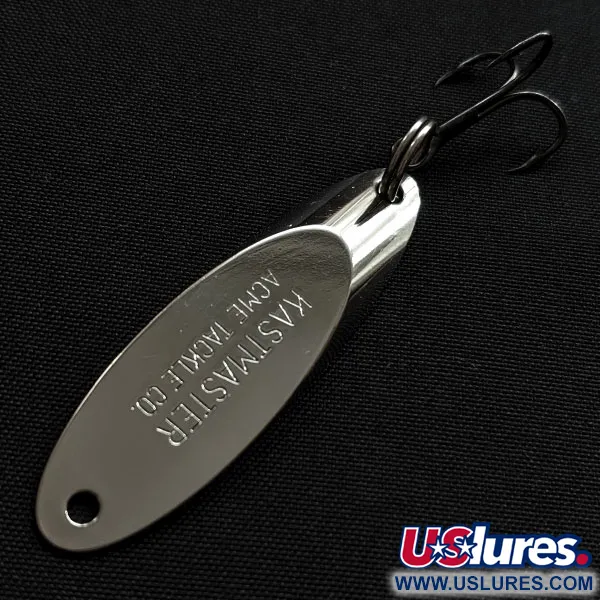 Vintage  Acme Kastmaster, 1/4oz Nickel fishing spoon #18078