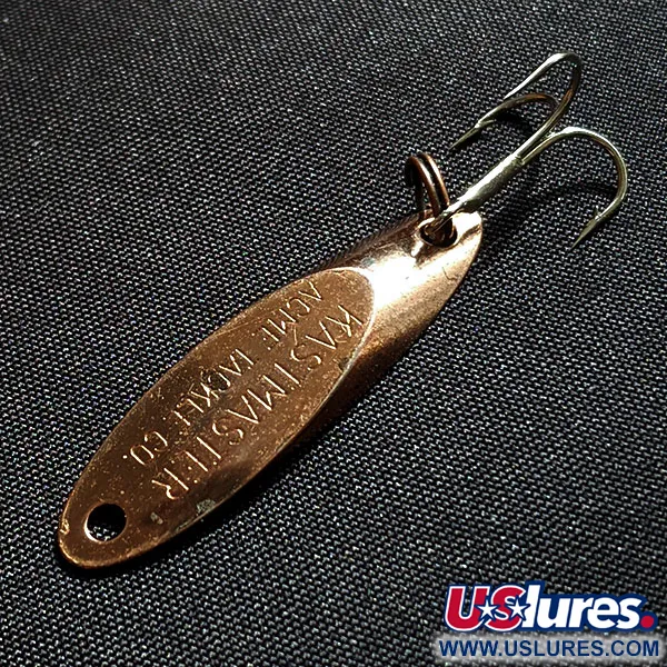 Vintage  Acme Kastmaster, 1/8oz copper fishing spoon #18096